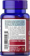 Puritan's Pride Coenzyme CoQ10 100mg, Dietary Supplement for Heart Health, Blood Pressure, Oral Gum Health, and Healthy Aging Support, 60 Servings, Rapid Release Softgels