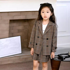 Western Style Korean Style Suit British Style Children's Formal Coat