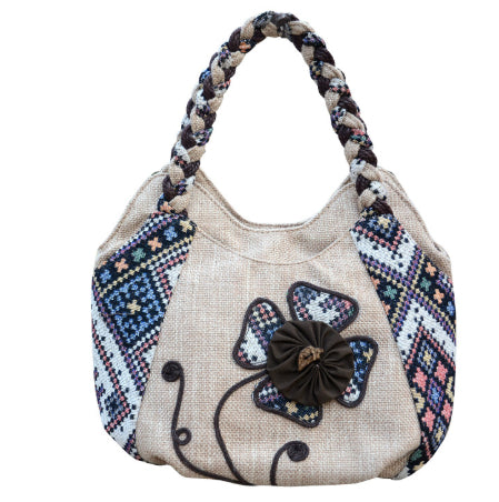 Retro Style Fabric Ethnic Style Woven Handbag