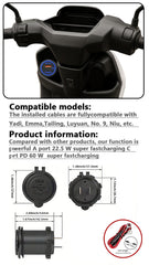 The New 60W Mobile Phone Charger For Automobiles, Motorcycles And Ships Is Refitted With Special Intelligent Super Fast Charging Port A-port C.