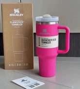 Stanley 40oz Stainless Steel H2.0 FlowState Quencher Tumbler *Camelia Rose Red*