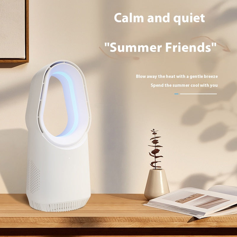 New SK Bladeless Fan Floor Home Electronic Fan Tower Fan Desktop Office Remote Control Wind