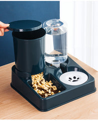 Pet Automatic Cat Food Dog Bowl And Basin Combined Feeding Device Pet Supplies