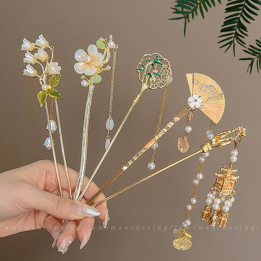 Chinese Style Ancient Style Tassel Hairpin