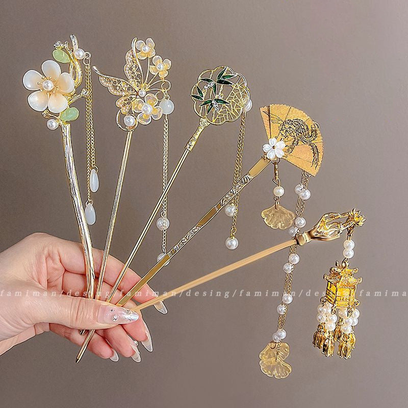 Chinese Style Ancient Style Tassel Hairpin