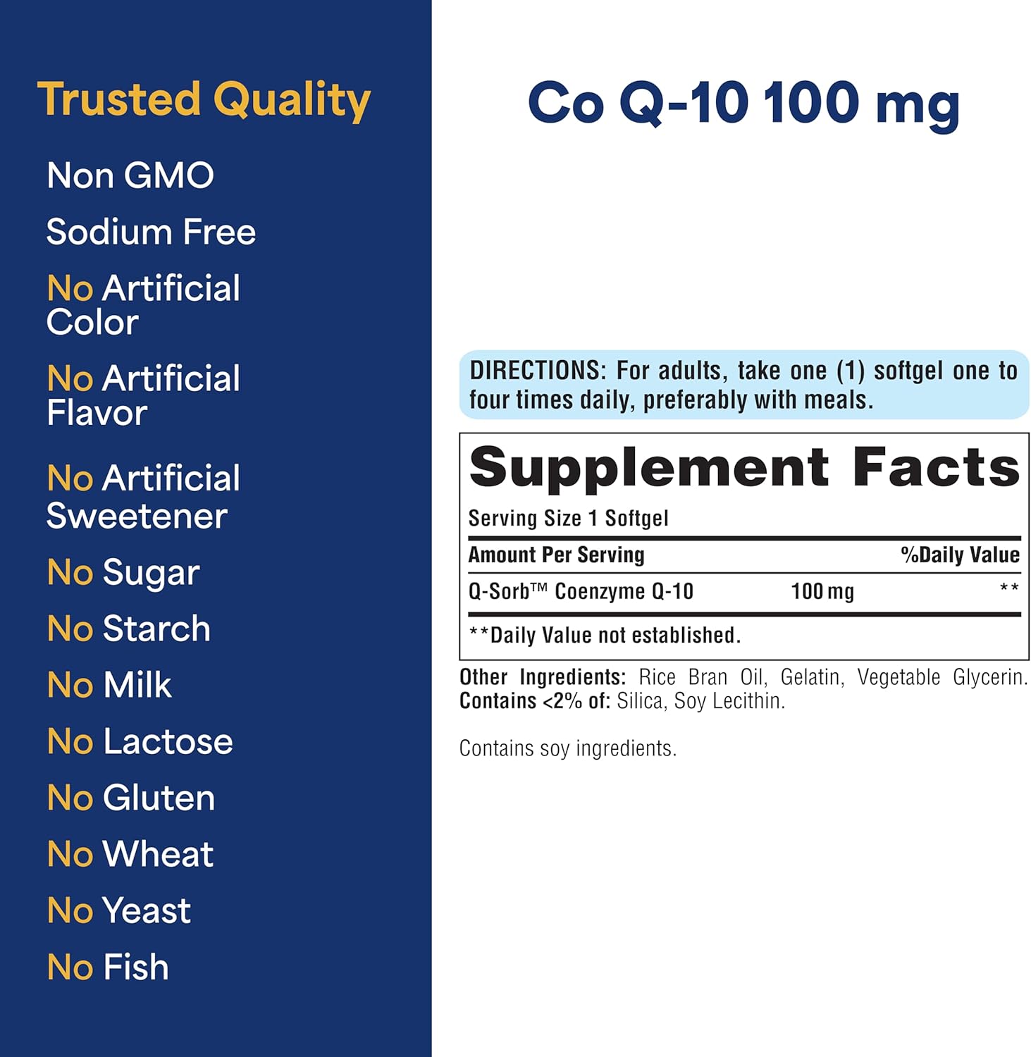 Puritan's Pride Coenzyme CoQ10 400mg, Dietary Supplement for Heart Health, Blood Pressure, Oral Gum Health, and Healthy Aging Support, 120 Day Supply, Rapid Release Softgels