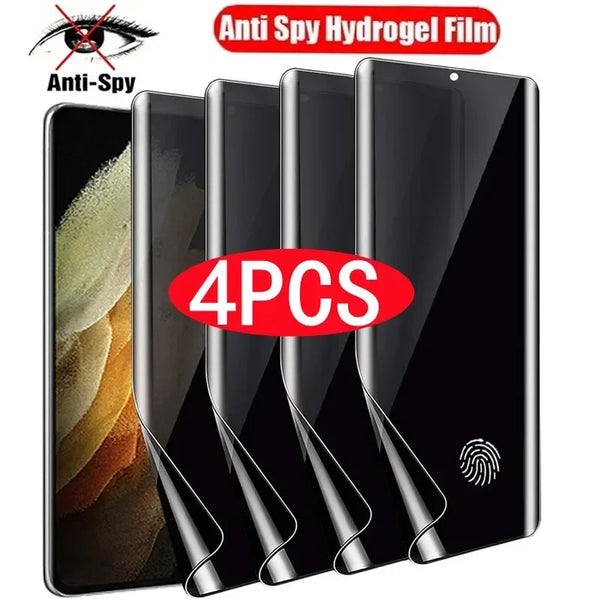 4Pcs Anti Spy Hydrogel Film