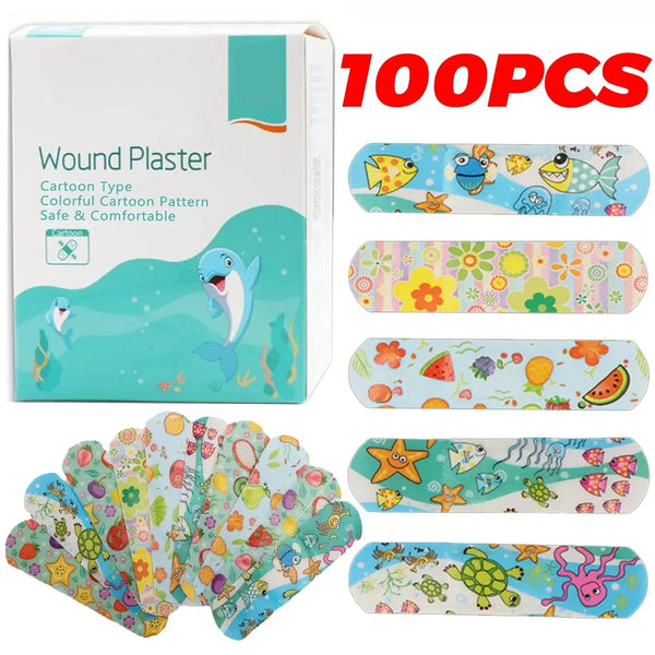 100Pcs Kids Bandages Bulk