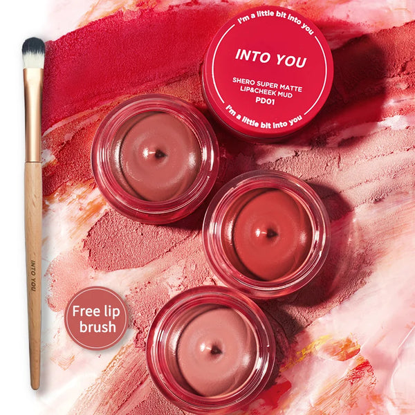 INTO YOU Canned Lip Mud 5 Colors Lips Makeup Lipstick