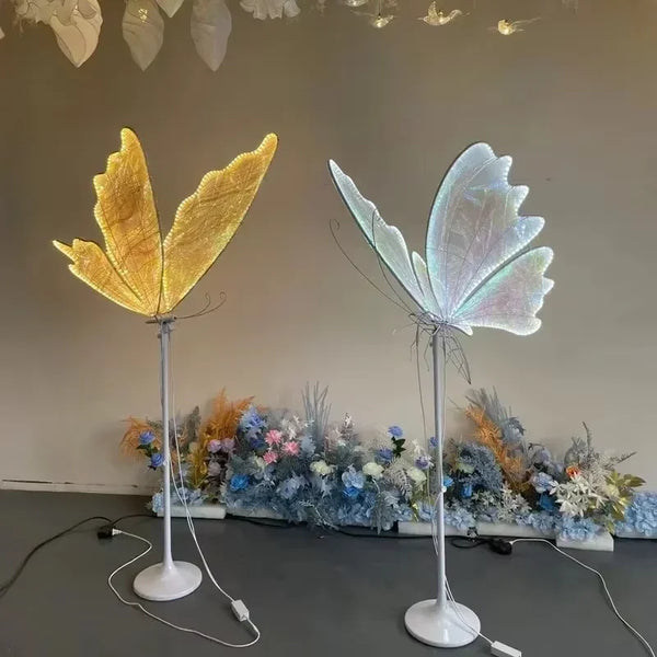 Wedding Floor Lamp Butterflies LED Lace Floor light  Atmosphere lamp
