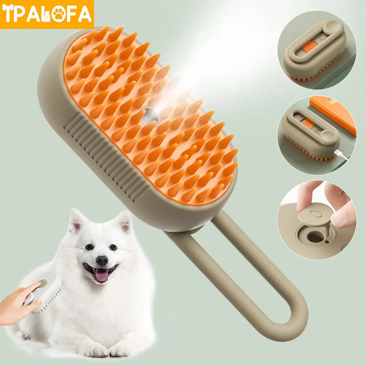 Water Dog Brush Electric Spray Pet