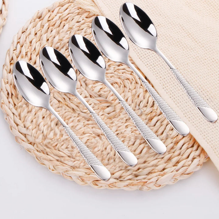 Luxury Gold Plated Dinner Spoon Set