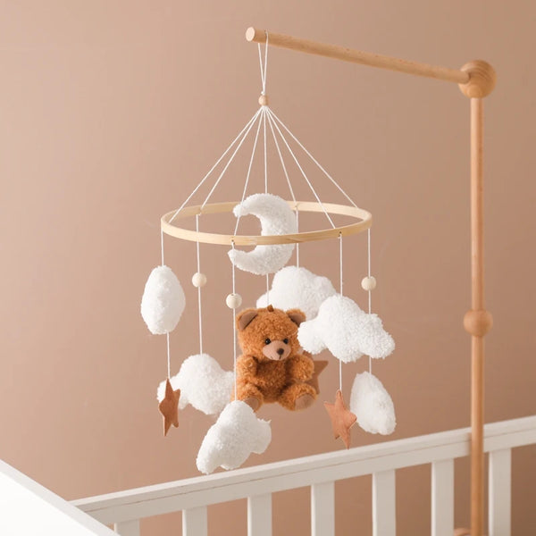 Wooden Crib Rattle Toy