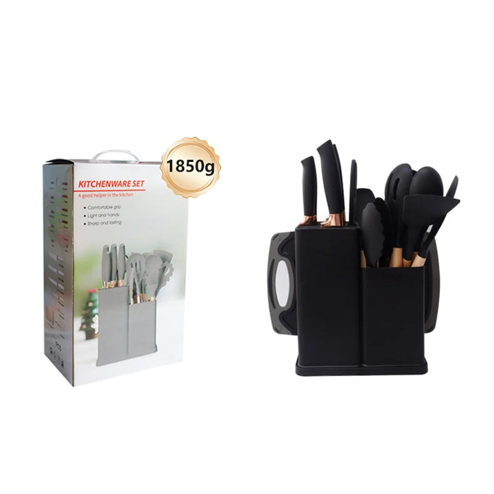 Cooking Wooden Handle Scoop Non-Stick Pan