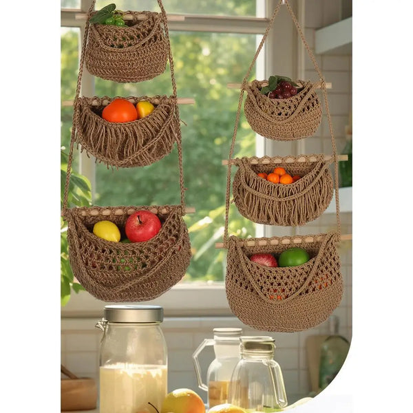 Hanging Fruit Baskets for Kitchen
