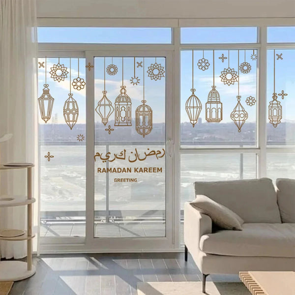 Eid Window Stickers Ramadan Decoration
