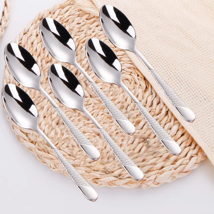 Luxury Gold Plated Dinner Spoon Set