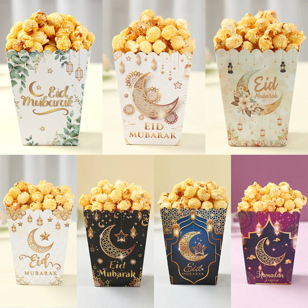 EID Mubarak Popcorn Box Biscuit Gift Box