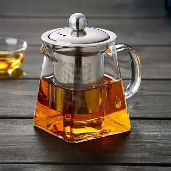 Glass Teapot with Infuser Tea Set Kettle