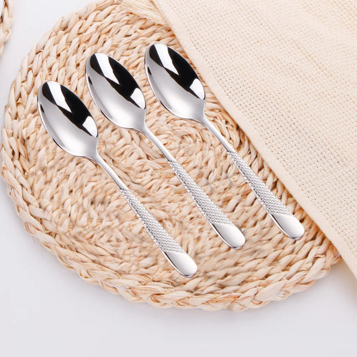 Luxury Gold Plated Dinner Spoon Set