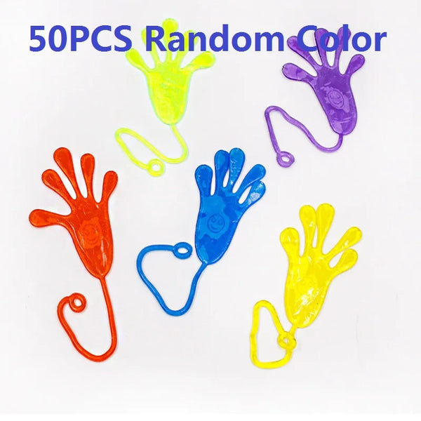 5-50 Pcs Kids Funny Sticky Hands toy