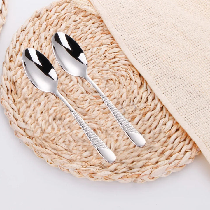 Luxury Gold Plated Dinner Spoon Set