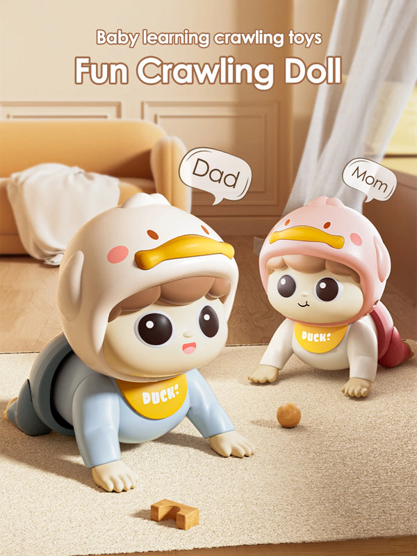 crawling doll baby toy