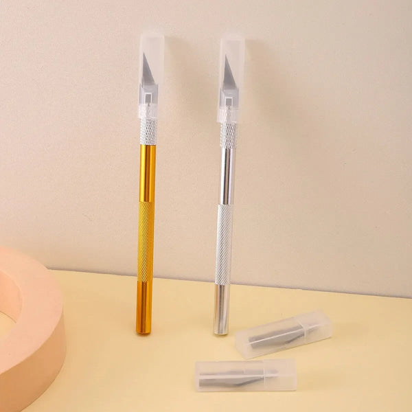 Engraving Craft Knife Non-Slip Metal Scalpel Carving Knife