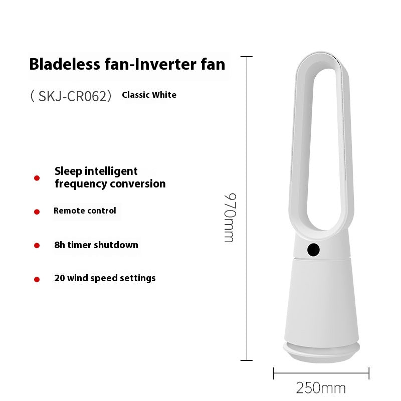 New SK Bladeless Fan Floor Home Electronic Fan Tower Fan Desktop Office Remote Control Wind