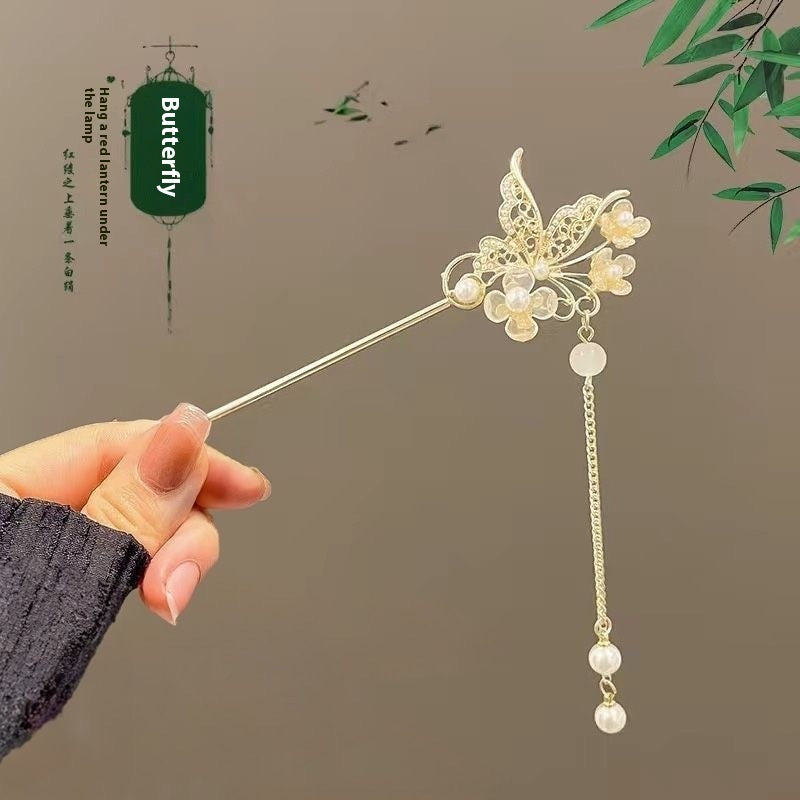 Chinese Style Ancient Style Tassel Hairpin