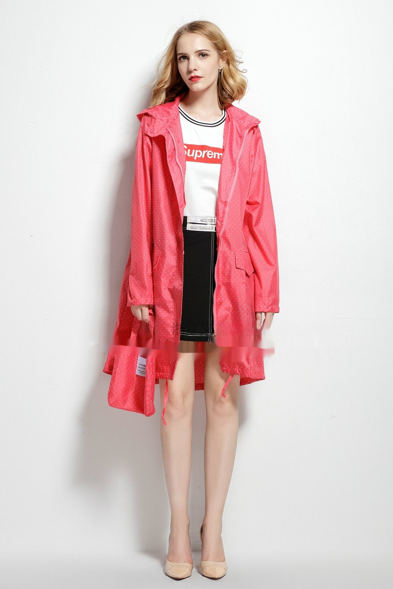 Women's Japanese Style Fashion Korean-style Raincoat