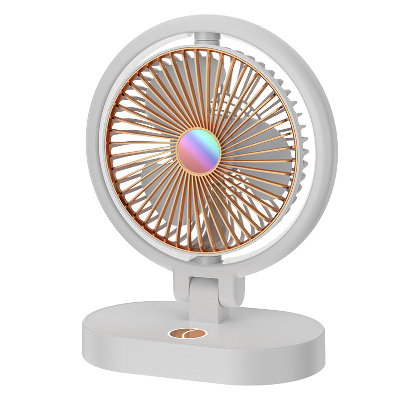 Home Office Little Fan Dual-purpose Charging And Plug-in Cycle