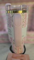 The STANLEY FLORAL PINK 40 oz Tumbler