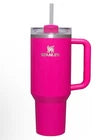 Stanley 40oz Stainless Steel H2.0 FlowState Quencher Tumbler *Camelia Rose Red*